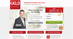Desktop Screenshot of geldanlage-report.de